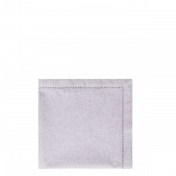 Stoffservietten 45 x 45 cm Silber-Melange, 2 Stk. - Basic Ambiente