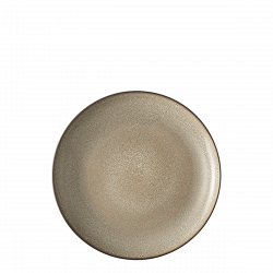 Teller flach Coupe 21 cm Set 4-tlg Elements Stone