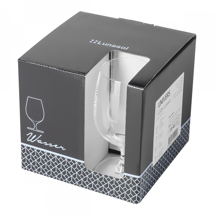 Wasser-Glas auf Fuss 310 ml Set 4-tlg. - Univers Glas Lunasol