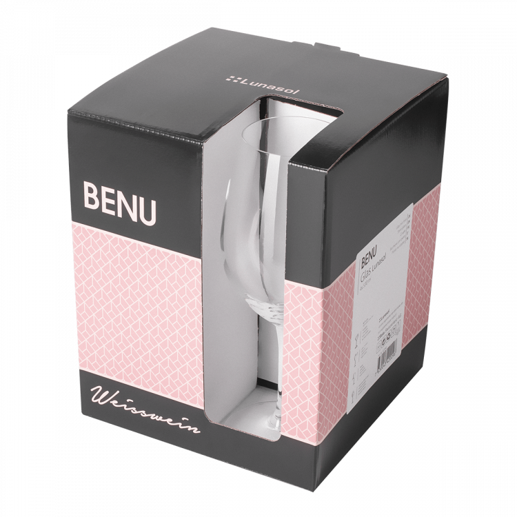Weissweinglas 530 ml Set 4-tlg. - Benu Glas Lunasol META Glass