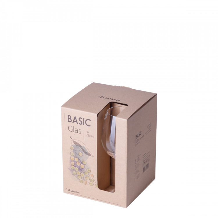 Weissweinglas 280 ml Set 4-tlg. - BASIC Glas Lunasol META Glass