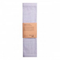 Stoff-Tischläufer 50 x 140 cm Silber-Melange - Basic Ambiente