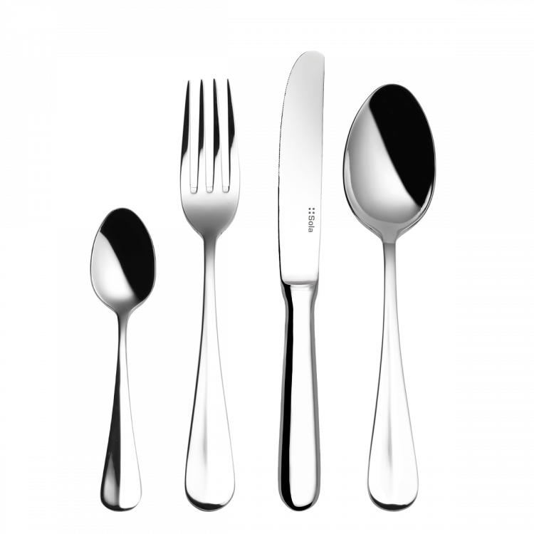 Besteckset 24 tlg. Baguette Original – Tafelmesser mit kurzer Klinge