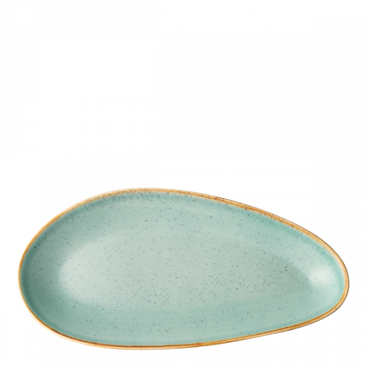 Platte oval 41 cm - Gaya Sand türkis Lunasol