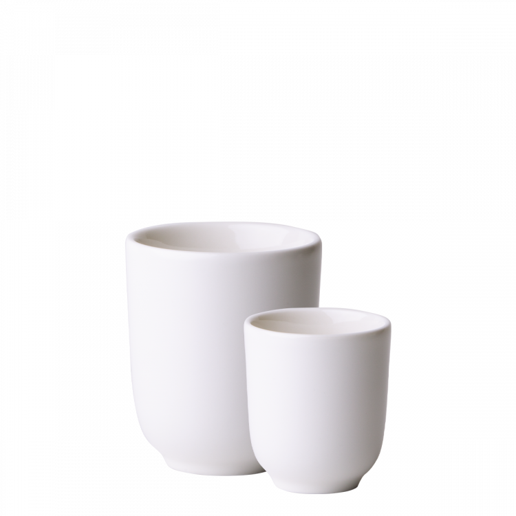 Porzellan Becher Set 8-tlg. - Gaya Atelier weiss