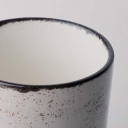 Moccabecher 80 ml - Gaya Atelier light grey speckled
