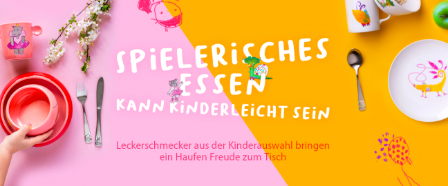Spielerisches Essen kann kinderleicht sein