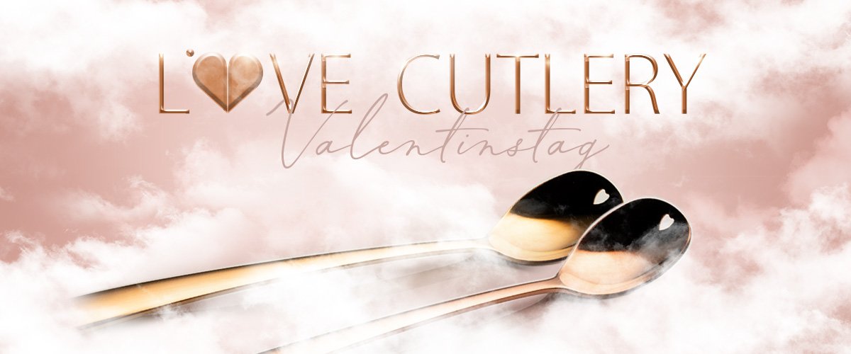 Schenken Sie zum Valentinstag ein Herz-Besteck und wir beschenken Sie