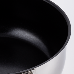 Stielkasserolle ø 16 cm, H: 7.5 cm ohne Deckel Saturn Lunasol