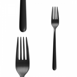 Besteckset 24 tlg. - Faro PVD schwarz ganz matt