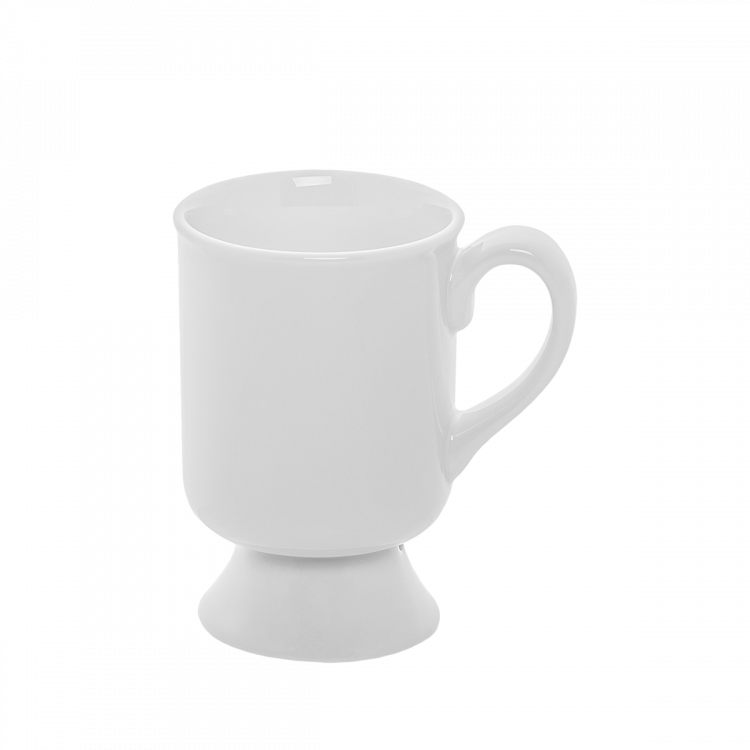 Weisse Tasse gross Lunasol 190 ml