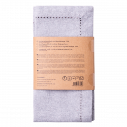 Stoffservietten 45 x 45 cm Silber-Melange, 2 Stk. - Basic Ambiente
