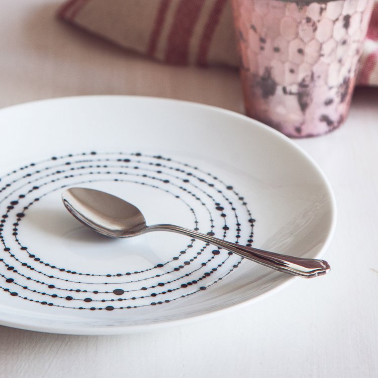 Dessertteller-Set 4 tlg. - Basic Dots