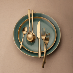 Besteckset 16-tlg. - Salamanca PVD Champagne ganz matt