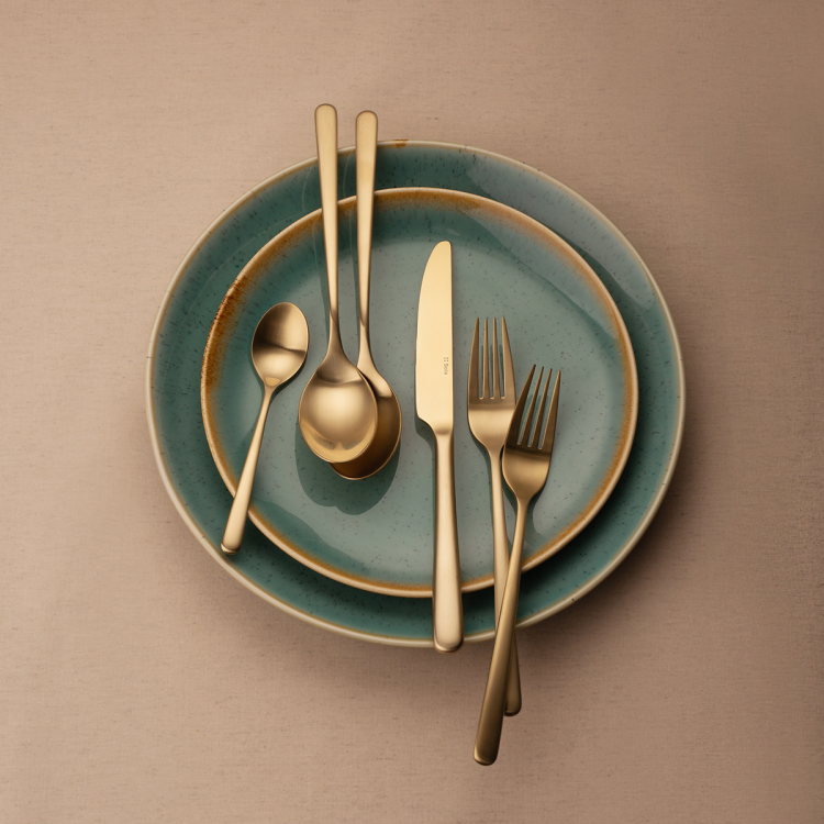 Besteckset 16-tlg. - Salamanca PVD Champagne ganz matt