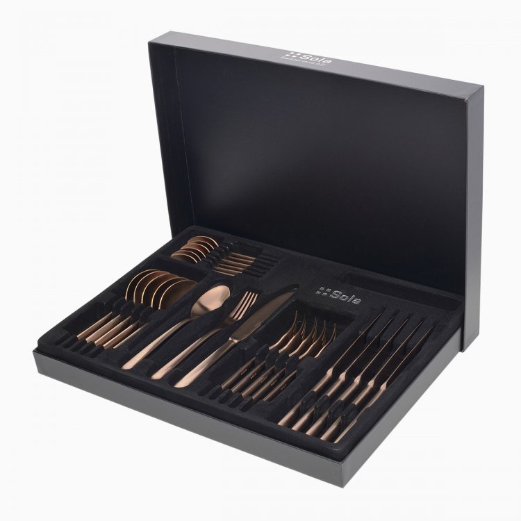 Besteckset 24 tlg. - Faro Rose Gold
