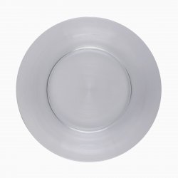 Teller flach 27cm Set 4-tlg. - Basic Chic Glas