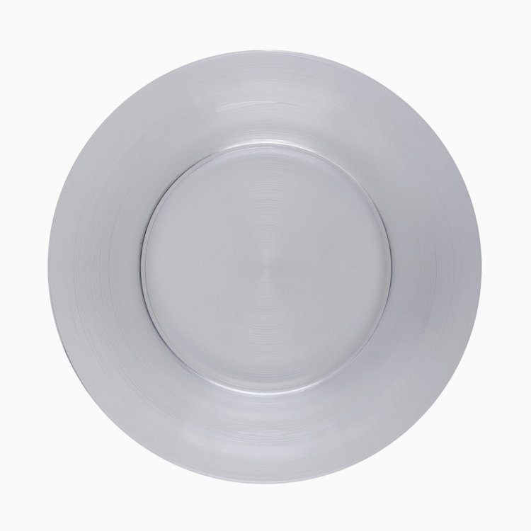 Teller flach 27cm Set 4-tlg. - Basic Chic Glas