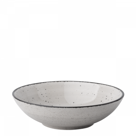 Bowl ø19.5 cm H: 5.5 cm - Gaya Atelier light grey speckled