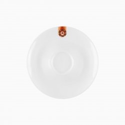 Mocca-Untere mit braunem Ornament 12,5 cm – Gaya RGB
