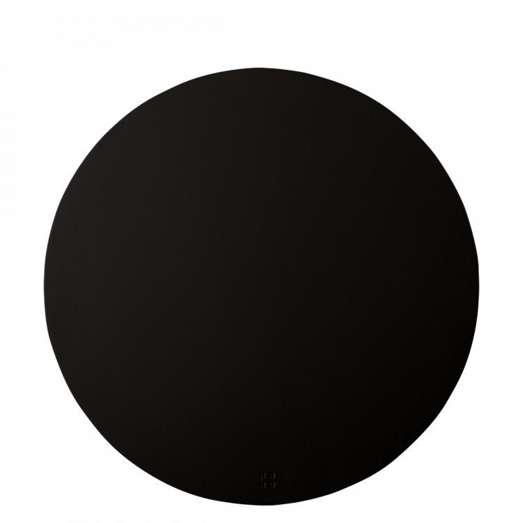 Tischset rund PVC schwarz ø 38 cm Elements Ambiente
