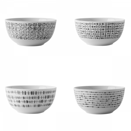 Müslischalen-Set 4 tlg. - Basic Dots