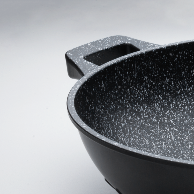 Wok Antihaftbeschichtung 32 cm black marble - Basic