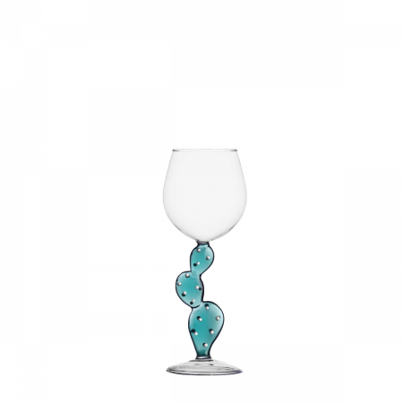 Stielglas Kaktus Caribe Blue 320 ml