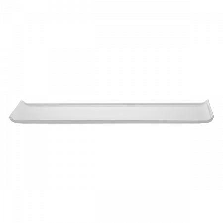 Weisse Porzellanplatte 55 x 15 cm