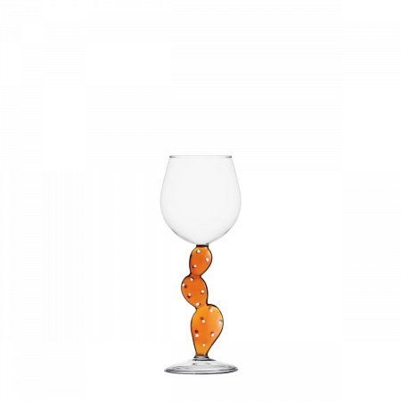 Stielglas Kaktus amber 320 ml - Ichendorf