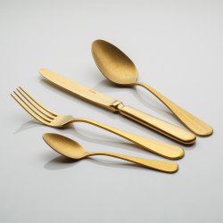 Besteckset 24 tlg.  - Baguette Vintage PVD Gold
