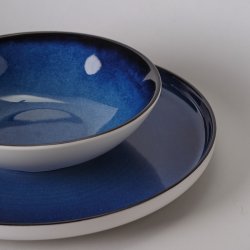 Geschirr-Set 16-tlg. - Gaya RGB Ocean gloss Lunasol