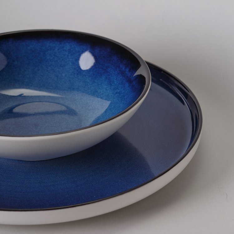 Geschirr-Set 16-tlg. - Gaya RGB Ocean gloss Lunasol