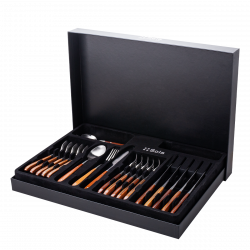 Besteckset 30-tlg. GAYA Exeter Stiel Sawo