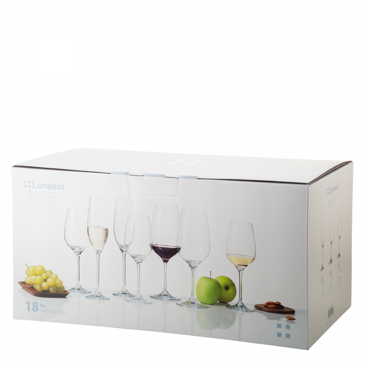 Starter-Set 18-tlg. – Premium Glas Crystal