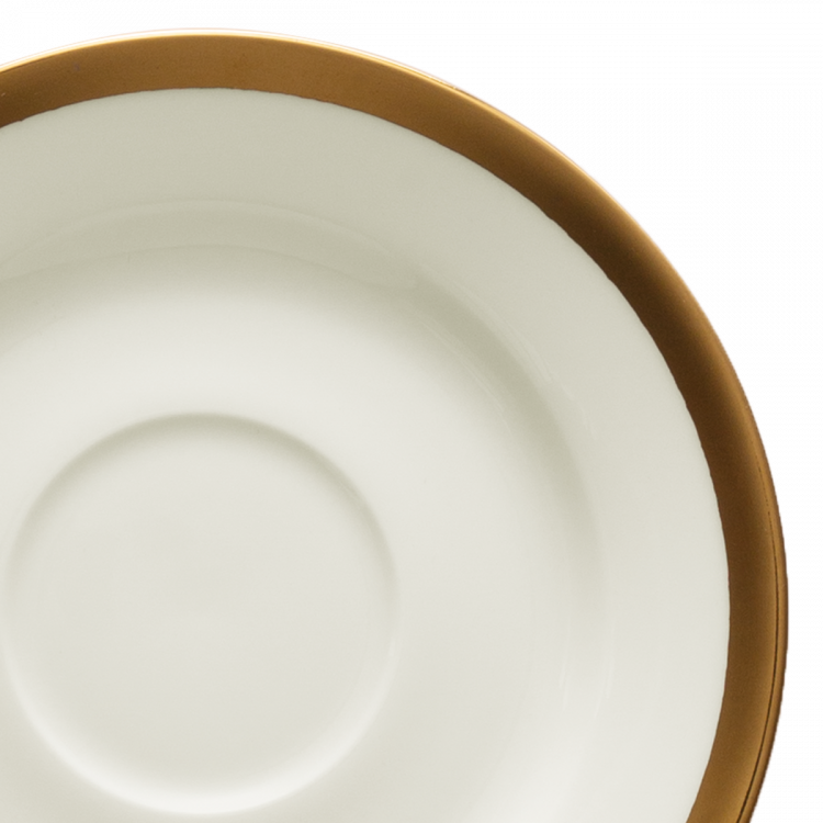 Kaffee-Set 8-tlg. - FLOW Lunasol mit Gold-Rand