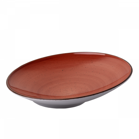 Pastateller Curve 30 cm terracotta - Hotel Inn Chic color