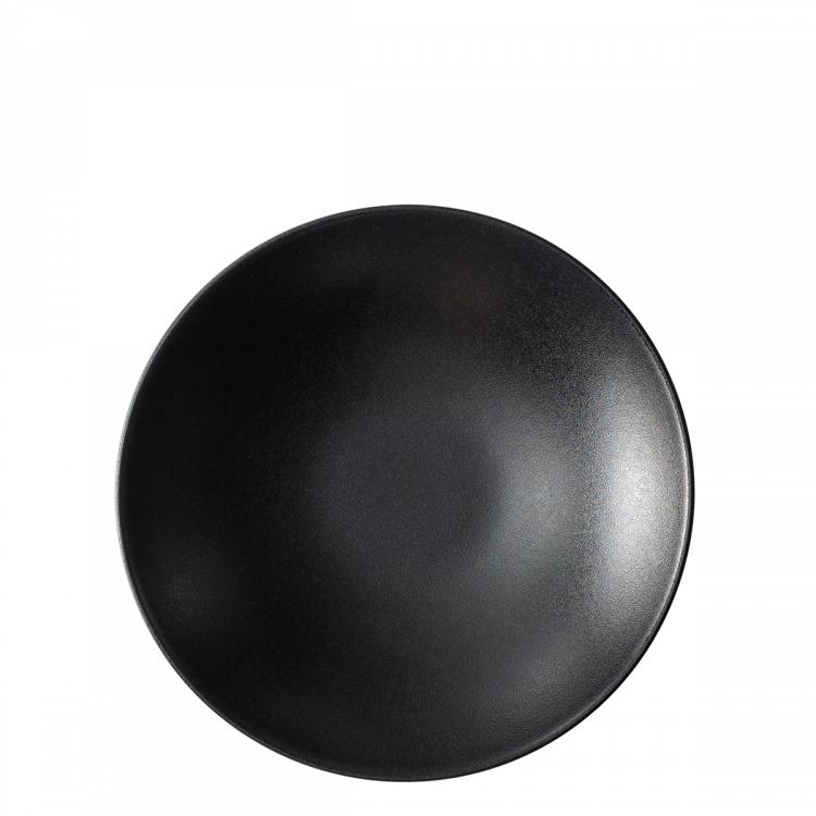 Teller tief 21,5 cm 4 tlg. - Basic black matt