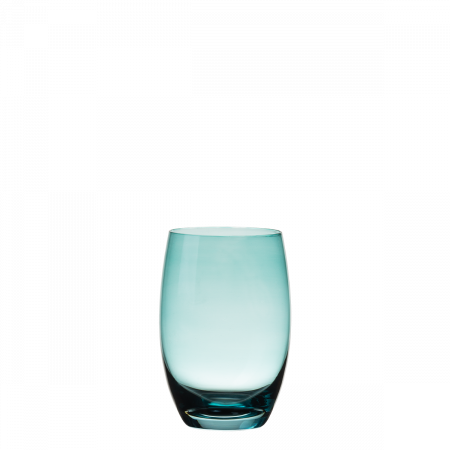 Tumbler Barrel 460 ml türkis Set 6-tlg. Optima Glas Lunasol color