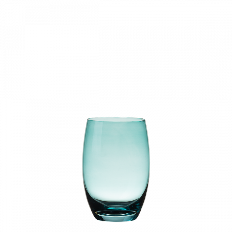 Tumbler Barrel 460 ml türkis Set 6-tlg. Optima Glas Lunasol color