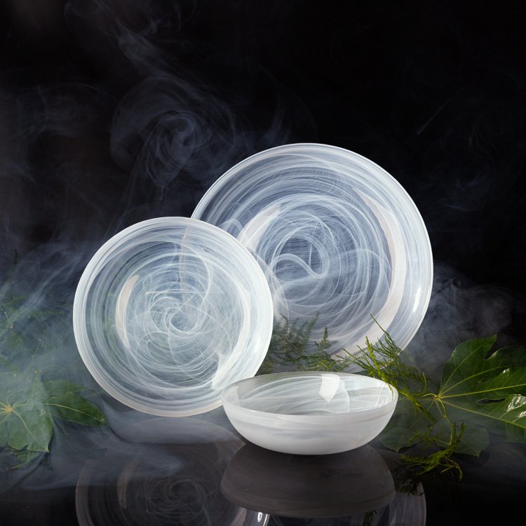 Glas-Set weiss 25 tlg. - Elements Glass