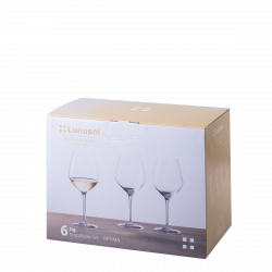 Weissweinglas 430 ml Set 6-tlg - Optima Glas Lunasol