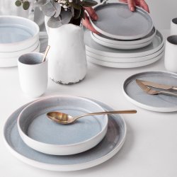 Porzellan Set 16-tlg. - Gaya Atelier Glacial Ice