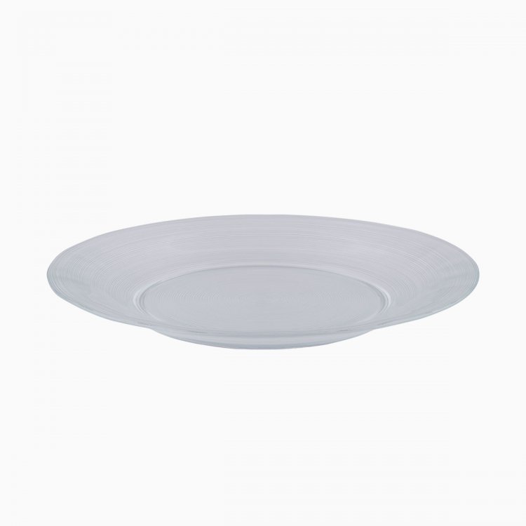 Teller flach 27cm Set 4-tlg. - Basic Chic Glas