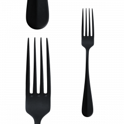 Besteck set 24 tlg. - Baguette Vintage Schwarz