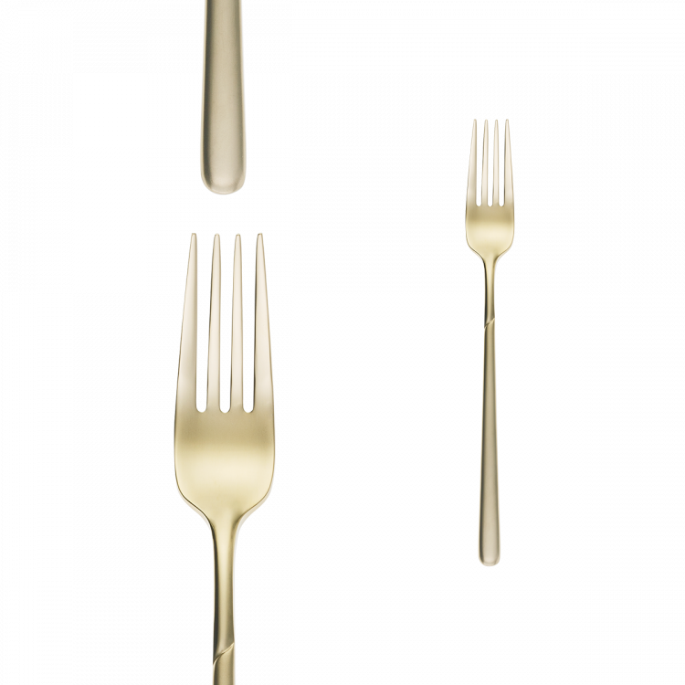 Besteckset 16-tlg. - Kyoto PVD Champagne teilsatiniert
