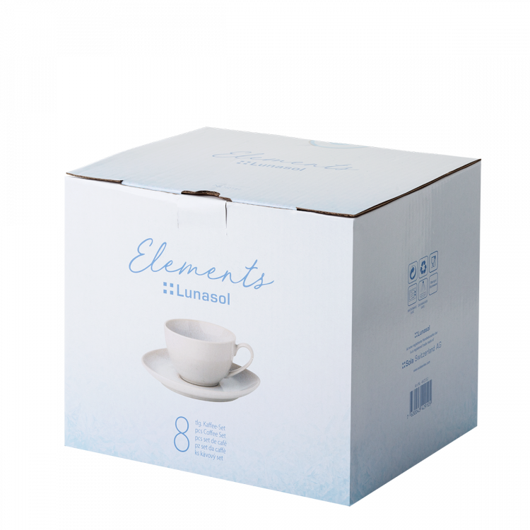 Kaffee-Set 8-tlg. Elements North Organic