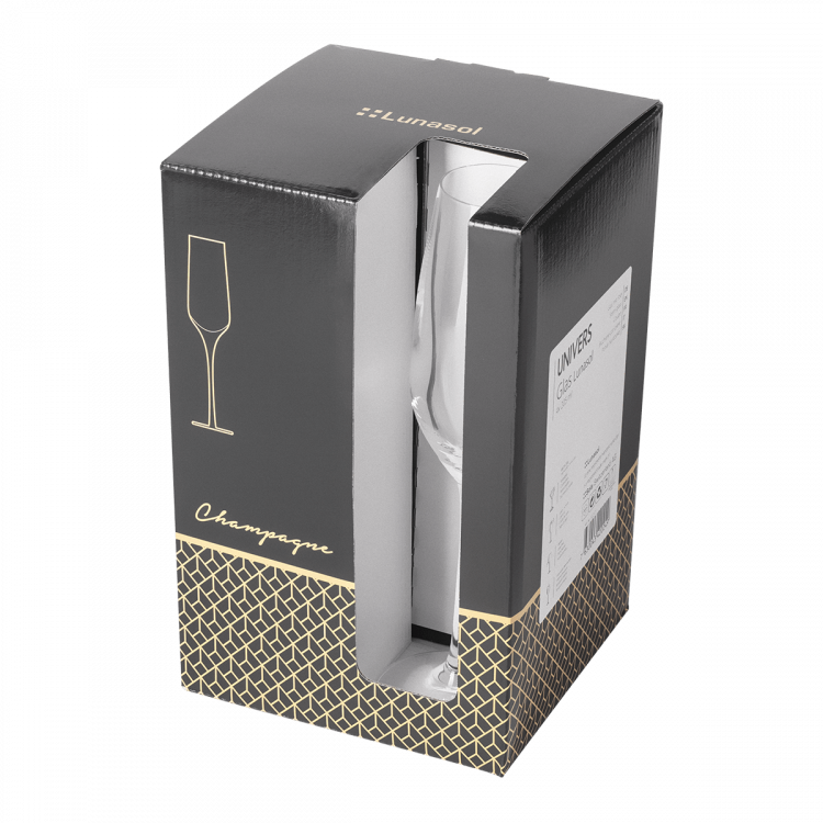 Champagner-Glas 205 ml Set 4-tlg. - Univers Glas Lunasol