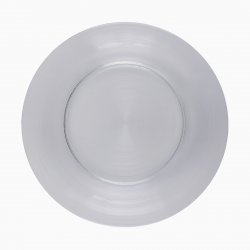 Teller flach 30 cm  Set 4-tlg.– Basic Chic Glas