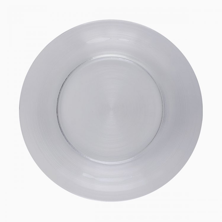 Teller flach 30 cm  Set 4-tlg.– Basic Chic Glas